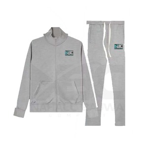 Conjunto Deportivo de Invierno para Hombre de Alta Calidad, Personalizado, con Capucha, de Secado Rápido, Liso, Teñido, al por Mayor, con Etiqueta Personalizada, de Forro Polar Transpirable - Product Image 3