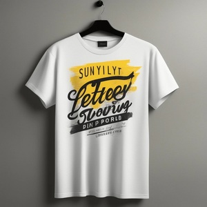 เสื้อยืดแขนสั้นฮิปฮอปสไตล์วินเทจสำหรับผู้ชายเสื้อเจอร์ซีย์ผ้าฝ้ายออร์แกนิกพิมพ์ลายดิจิตอลตัวหนังสือระบายอากาศโลโก้ตามสั่ง - Product Image 6