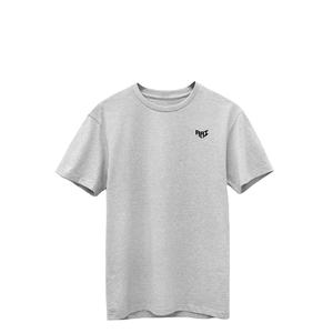 Camiseta de Algodón Personalizada OEM ODM al por Mayor, Cuello Redondo, Manga Corta, Unisex, Gris Claro, Fabricante de Ropa sin Estampado - Product Image 1