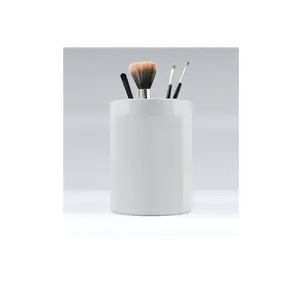 Unique design ceramic pen and pencil holder for round shape and ceramic white color and DHL fast delivery and FOB packing