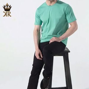 Camisetas de algodón 100% con logotipo personalizado, ropa de calle ajustada para hombre, serigrafía ligera de gran tamaño con diseño en blanco y patrón sólido - Product Image 6