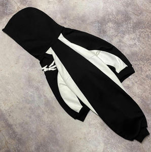 Nouveauté, sweat à capuche unisexe surdimensionné avec impression personnalisée sur le panneau - Product Image 4