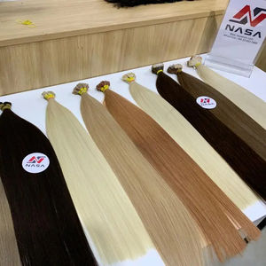 ผมต่อจากเวียดนามผมคน100% หลายสีผมมนุษย์แท้ - Product Image 1