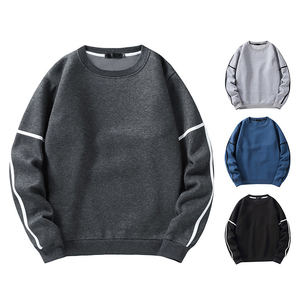 Top Trending 2025 New Men's Unique Design Basic Pullover Crew Sudadera de cuello redondo a precio al por mayor - Product Image 5