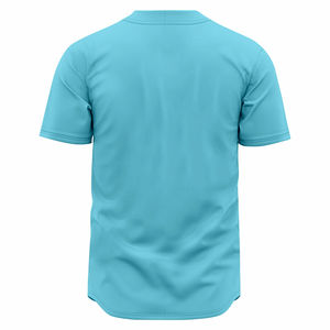 Maillot de baseball personnalisé de qualité supérieure, tendance, à transfert thermique, 100 % polyester, entièrement boutonné, respirant, logo personnalisé - Product Image 6