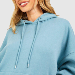 Vestido Sudadera de Forro Polar para Mujer, Personalizado, 100% Algodón, Transpirable, Resistente al Viento, Ecológico, 360g, Diseño en Relieve en la Parte Delantera - Product Image 4