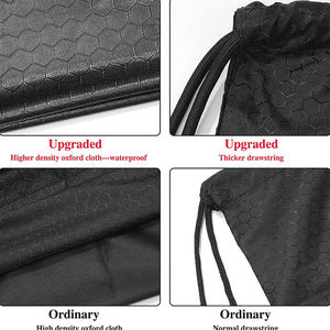 Sac de sport à cordon de serrage, sac de sport, sac de voyage en plein air, sac de plage en maille, sac de shopping imperméable, 56-78L, polyester, logo personnalisé accepté - Product Image 4