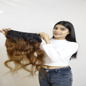 Les exportateurs de cheveux Jerry offrent des extensions de cheveux humains de trame de machine Remy 100% naturels pour les fournisseurs de gros indiens à bas prix - Product Image 2
