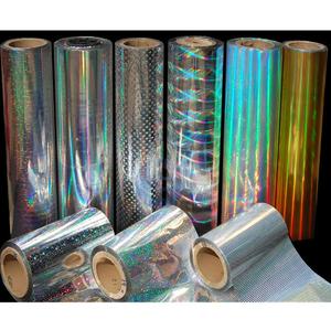Rouleau de film adhésif holographique PET haute brillance, effet arc-en-ciel métallique, imperméable, résistant aux déchirures, décoration, emballage - Product Image 3