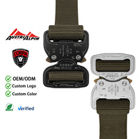 Ceinture tactique de 38 mm avec boucle en aluminium à dégagement rapide AustriAlpin COBRA pour équipement de service extérieur