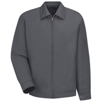 Veste de travail classique pour homme en gros 2026, veste de travail industrielle matelassée, uniforme, veste en toile grise Cadora, veste de garage