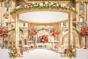 Boda hindú india de madera Aria Mandap boda tradicional tallada de madera Mandap Gujarati boda madera Mandap Londres - Product Image 6