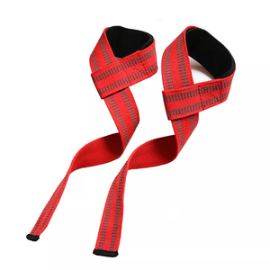 Poignée de levage personnalisée avec anneaux en D pour entraînement de gymnastique, cross-fit, musculation, musculation des poignets - Product Image 1