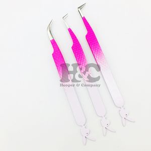 Top Deal Sustainable Stainless Steel Mink Lash <b>Tweezer</b> Eyelash Extension <b>Tweezers</b> with Pointed Tip Custom Private Logo Packaging - Product Image 3