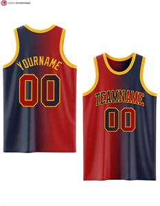 Maillot de basketball sans manches 100 % polyester unisexe, personnalisable avec logo imprimé par transfert thermique, tissu 180g à séchage rapide pour le sport - Product Image 2
