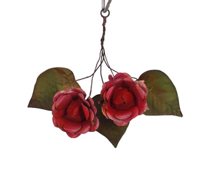 Venta al por mayor RUSTICO VINTAGE HECHO A MANO GALVANIZADO FLOR COLGANTE MANGO PARA INTERIOR VACACIONES CASA NAVIDAD COLGANTE DECORACIÓN USO - Product Image 2