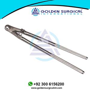 เครื่องถอนฟันม้าแบบ 4 ง่าม สำหรับฟันกรามล่าง พร้อมแกน - คีมถอนฟันกรามล่างทำจากสแตนเลสอย่างดี แข็งแรงทนทาน - Product Image 2