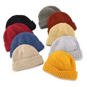Black Beanie Your Own Jacquard Logo 100% Acrylic Beanie Hat <b>Cap</b> High Quality Cuffed Ribbed <b>winter</b> Warm Waffle beanie hat <b>caps</b> - Product Image 1