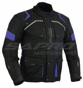 Men's High-Comfort Durable Polyester Cotton Blend All-Weather Long Motorcycle <b>Jacket</b> with Quick-Dry for Winter Protection - Product Image 3