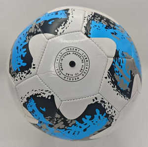 Balón de fútbol de tamaño oficial 5, duradero, de cuero PU, venta al por mayor, logotipo cosido a máquina con unión térmica a granel para entrenamiento de competición - Product Image 3