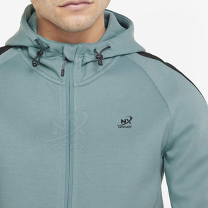 เสื้อฮู้ดซิปผู้ชาย NOORX SPORTS ปี 2025 โลโก้แบบกำหนดเอง สำหรับกีฬาฤดูหนาว แขนยาว สวมใส่สบาย พิมพ์ลายดิจิทัล เป็นมิตรกับสิ่งแวดล้อม แห้งเร็ว - Product Image 5