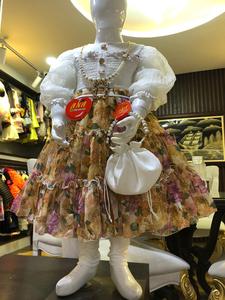 Abito speciale con stampa in chiffon con borsa e <span class=keywords><strong>abiti</strong></span> in cotone per bambina mala disegni abito estivo in cotone <span class=keywords><strong>abiti</strong></span> da ragazza di fiori per la festa - Product Image 2