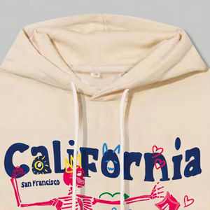 Sudadera con capucha estampada personalizada para hombre, estilo pulóver en tela transpirable y cómoda, forro polar de algodón/forro polar de poliéster - Product Image 5