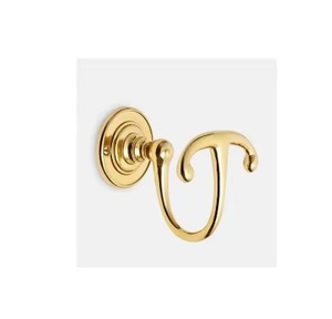 Estilo único para el hogar, decoración de pared decorativa, llave y ropa, gancho para colgar en la pared, uso de Hotel de lujo, gancho de pared con forma de nudo dorado - Product Image 1