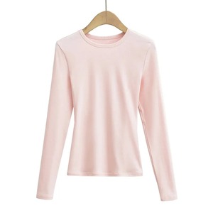 เสื้อยืดแขนสั้นสำหรับผู้หญิงเสื้อยืดผ้าฝ้ายเนื้อนุ่มใส่สบายปรับแต่งได้ตามต้องการสำหรับฤดูหนาว - Product Image 6