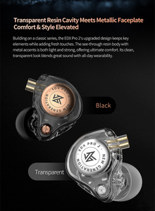 Auriculares Originales KZ EDX <span class=keywords><strong>Pro</strong></span> <span class=keywords><strong>2</strong></span> Intraurales con Cable, Audífonos HIFI para Gaming con Driver Dinámico Súper Lineal y Diseño de Cable Desmontable - Product Image 6