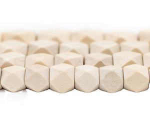 Perles géométriques en bois, perles en bois pour la fabrication de bijoux et les travaux manuels, couleur et taille personnalisées - Product Image 1