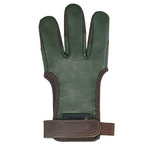 Unisex Archery Gloves Best Solid-Color Leather Design for Bow and Arrow Durable and Comfortable Gloves for Target Practice - Product Image 3