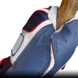 Comfort Fit Leather Baseball <b>Batting</b> <b>Gloves</b> with Adjustable Wrist Strap Lightweight Design for Adult Secure and Flexible Feel - Product Image 4