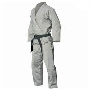 Couleur personnalisée 100% coton BJJ GI uniforme léger et respirant avec logo avant Service OEM pour vêtements d'arts martiaux - Product Image 5