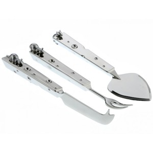 Juego de herramientas de cuchillo de queso único de alta calidad, 4 Uds., mango de bambú de madera, juego de cuchillos de queso de acero inoxidable para Pizza de queso, superventas - Product Image 6