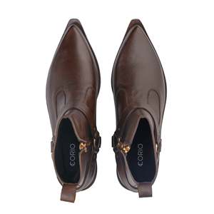 Botas Formales de Piel Vacuna Premium OBEXA OB1093 con Cierre de Cremallera, Forro de Piel Suave Antideslizante y Hebilla - Product Image 4
