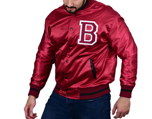 Nueva calidad última chaqueta de bombardero de satén de todos los colores personalizada para precio al por mayor - Product Image 6