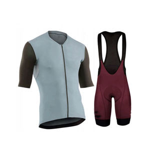 Cómodo conjunto de pantalones cortos con babero de Jersey de ciclismo con logotipo personalizado, diseño sublimado, camisetas personalizadas antiestilo - Product Image 2