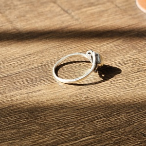 แหวนเงินประดับมุกน้ำหนักเบาสำหรับงานแต่งงานงานเลี้ยงหรือครบรอบปีสันติภาพแหวนสัญลักษณ์ - Product Image 4