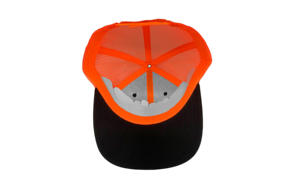 Chapeau de sport à 6 panneaux en maille orange vif avec logo personnalisable, style quotidien pour l'extérieur, fabriqué en Injae Vina Headwear - Product Image 6