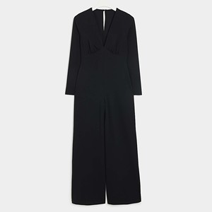 จั๊มสูทขาสั้นมีซิปสำหรับผู้หญิงชุดเอี๊ยมขาสั้นระบายอากาศได้ดีเยี่ยมชุดเอี๊ยมขา100% ผ้าฝ้ายแบบกระดุมสองเม็ดมีซิปด้านหลัง - Product Image 4