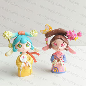 Fata a tema <span class=keywords><strong>fiore</strong></span> Super carino figura <span class=keywords><strong>di</strong></span> plastica bambola ninfa designer personaggio dei cartoni animati giocattolo per ragazze da collezione - Product Image 4