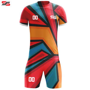 Uniformes de fútbol Set Team High School Sublimación Uniforme de fútbol Adulto Uniforme de fútbol personalizado - Product Image 2