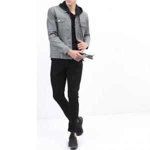 Street Wear Adjustable Premium Quality <b>Men</b> Fashion <b>Jeans</b> Jacket Top Manufacturer Latest Design <b>Cheap</b> Price Denim Jackets - Product Image 2