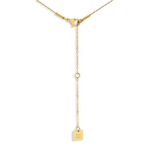 Collar con Colgante de Moda CUCOCUCA YXQ 77 de Acero Inoxidable Dorado, Ligero y Duradero - Product Image 2