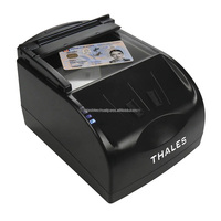 Scanner de documents USB Thales de haute qualité pour l'enregistrement en hôtel, mode d'imagerie CMOS, codes 1D/2D/QR, lecture en 5 secondes, pour passeports et documents.