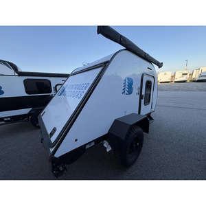 Mini Caravana de Aluminio Negra para Exteriores 2026, Remolque de Viaje para 2 Personas 10HD con Diseño de Adhesivos - Product Image 5