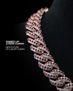 Custom 18MM Iced Out Diamond Hip Hop <b>Fine</b> Jewelry 925 Sterling <b>Silver</b> Moissanite Miami Cuban Link <b>Chain</b> Necklace Rhodium Plated - Product Image 2