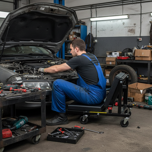 OEM ODM Siège roulant 2-en-1 150 mm (6 po) / Tabouret à roulettes 450 mm (18 po) - Product Image 2