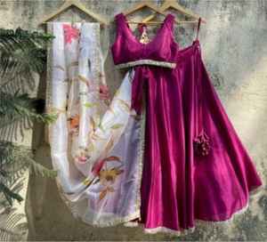 Diseñador exclusivo elegante damas de moda Lehenga Choli colección para Niñas Ropa de boda india tradicional - Product Image 6